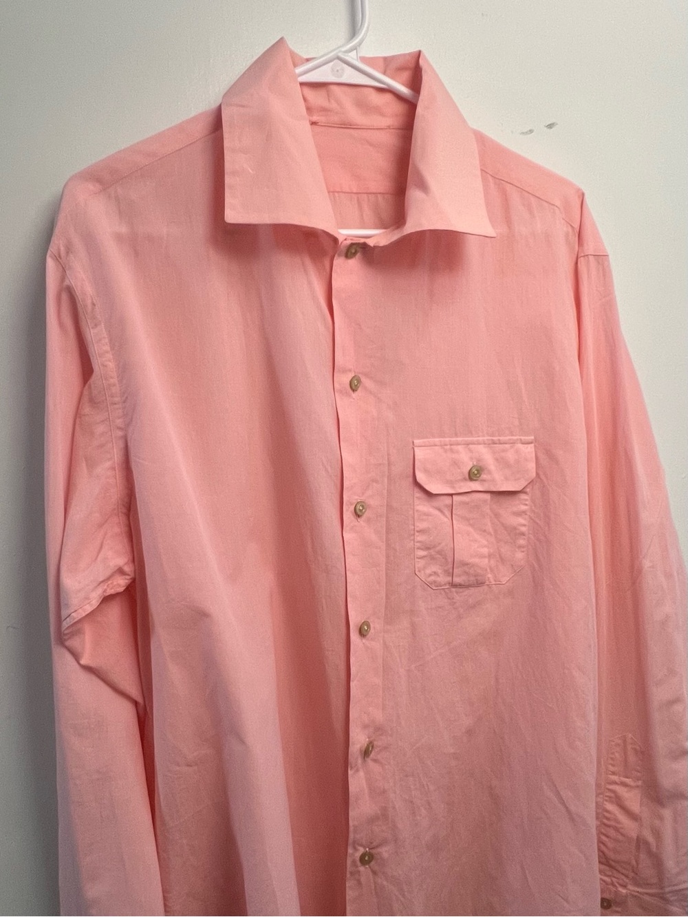 Gucci Light Pink Long-Sleeve Button Shirt